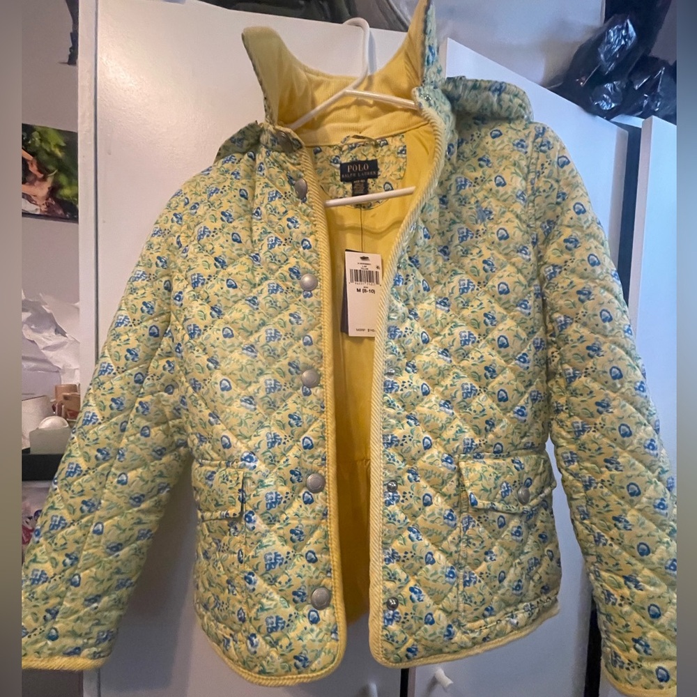 Brand new girl Polo Ralph Lauren C AIP Yellow                 Size M (8-10)